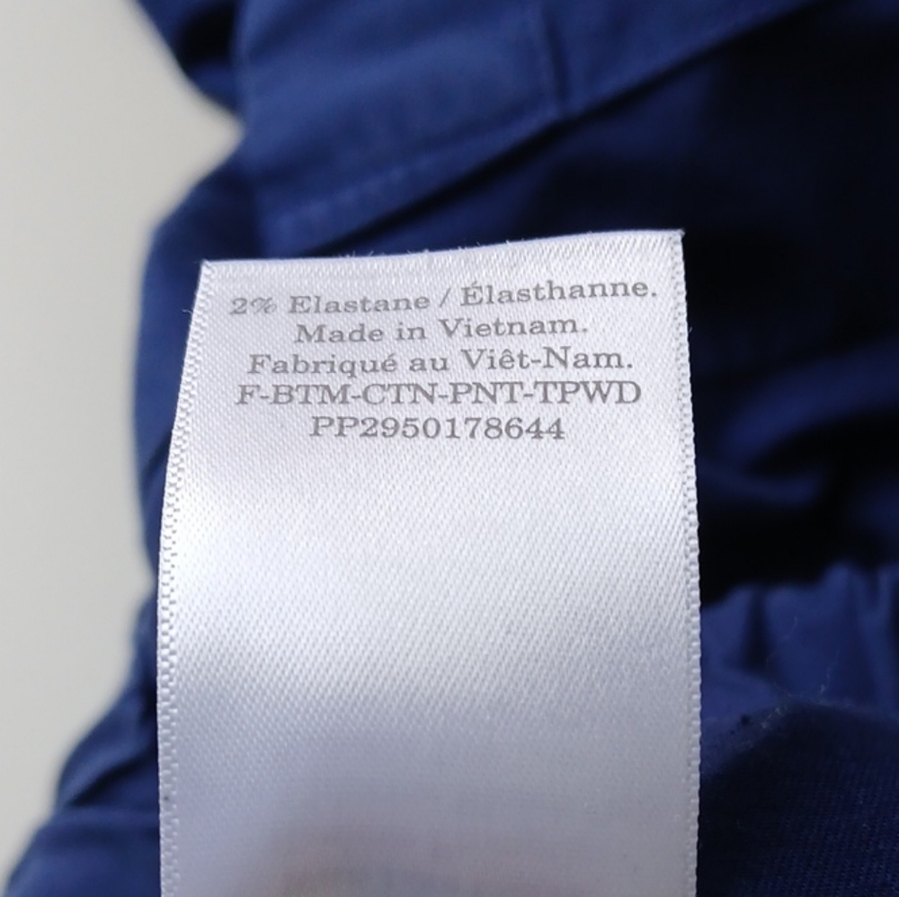 Everlane Easy Straight Leg Pants Blue Women's 14 - Picture 5 of 6